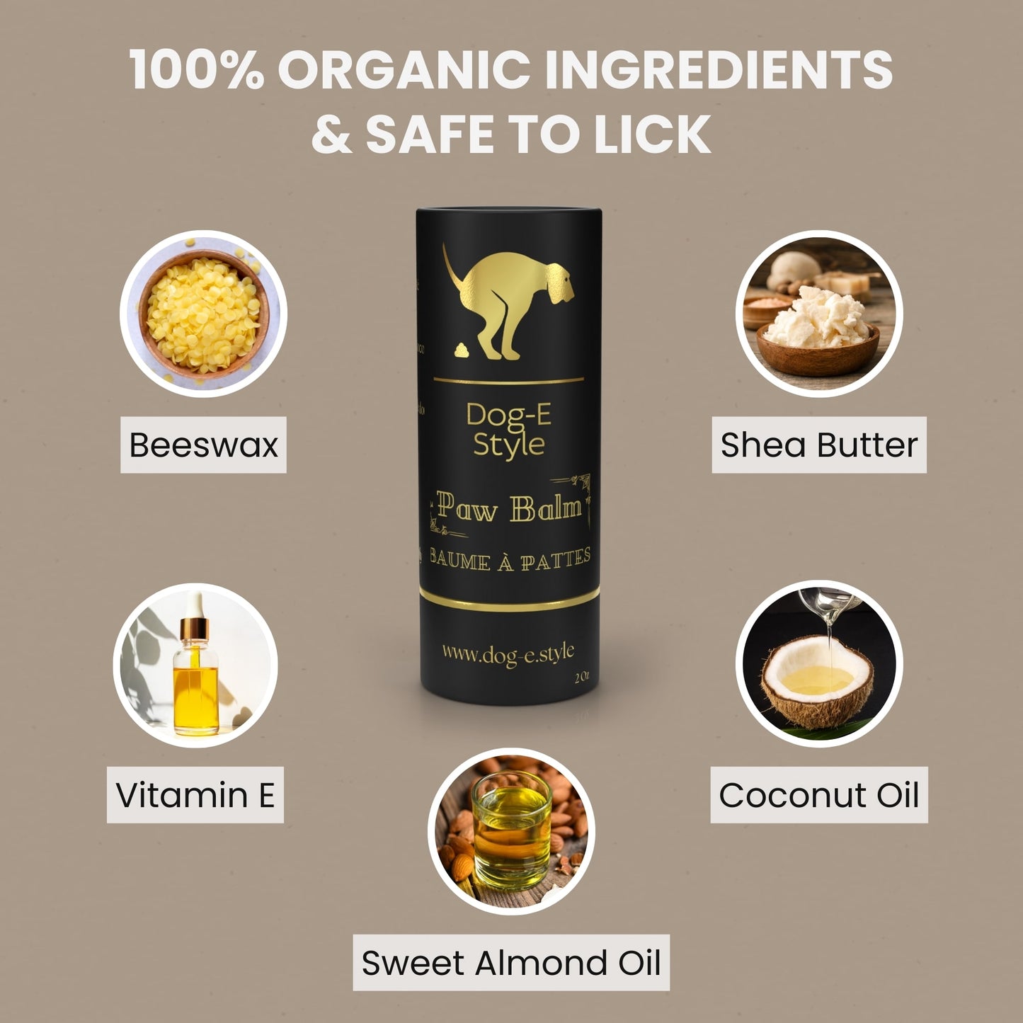 Paw Balm for dogs and cats - Hydrates, soothes and prevents from freezing and burning