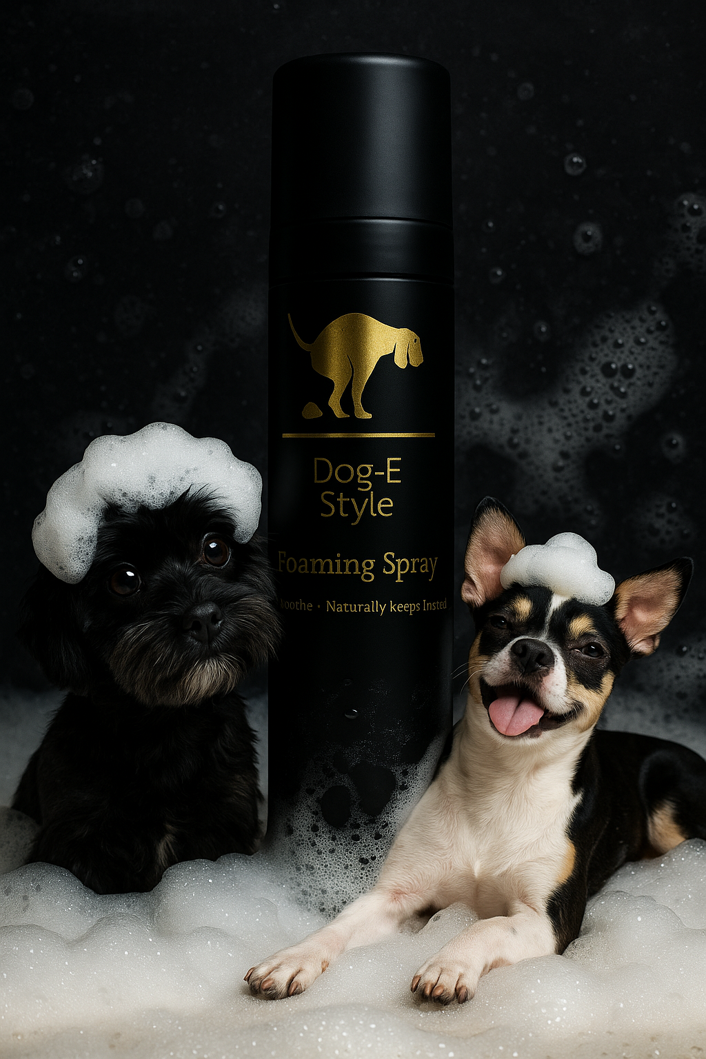 Natural No-Rinse Foaming Cleanser for Dogs – Cleans, Soothes & Repels Insects – 150ml